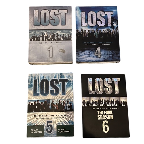 LOST DVD Series Set of 4 | Seasons 1,4,5,6 - Picture 1 of 14
